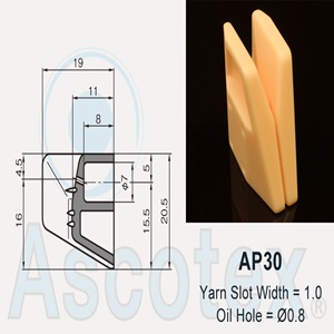 Sứ Ceramic dẫn sợi Ceramic Oiling Guide AP30